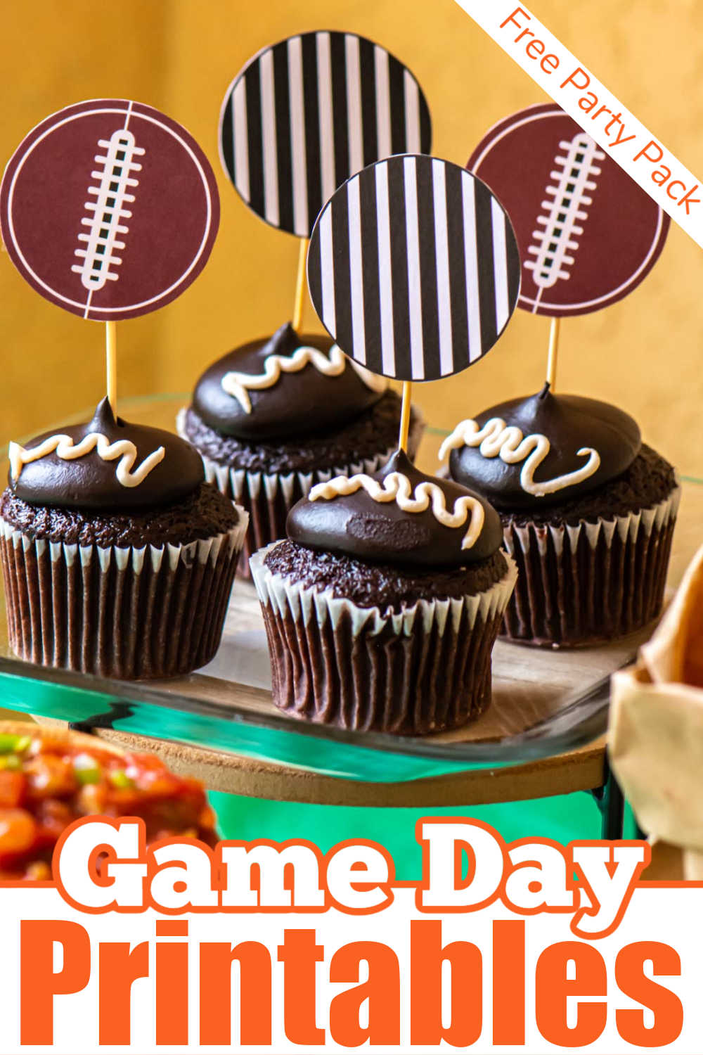game day super bowl party set printables pdf free - savor + savvy